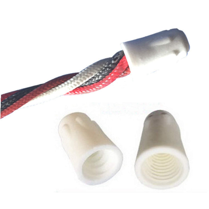 20 Pack Large Ceramic Wire Connector, Large Size 18-8AWG, High Heat Splicing Wire Porcelain Connector (01, Large)