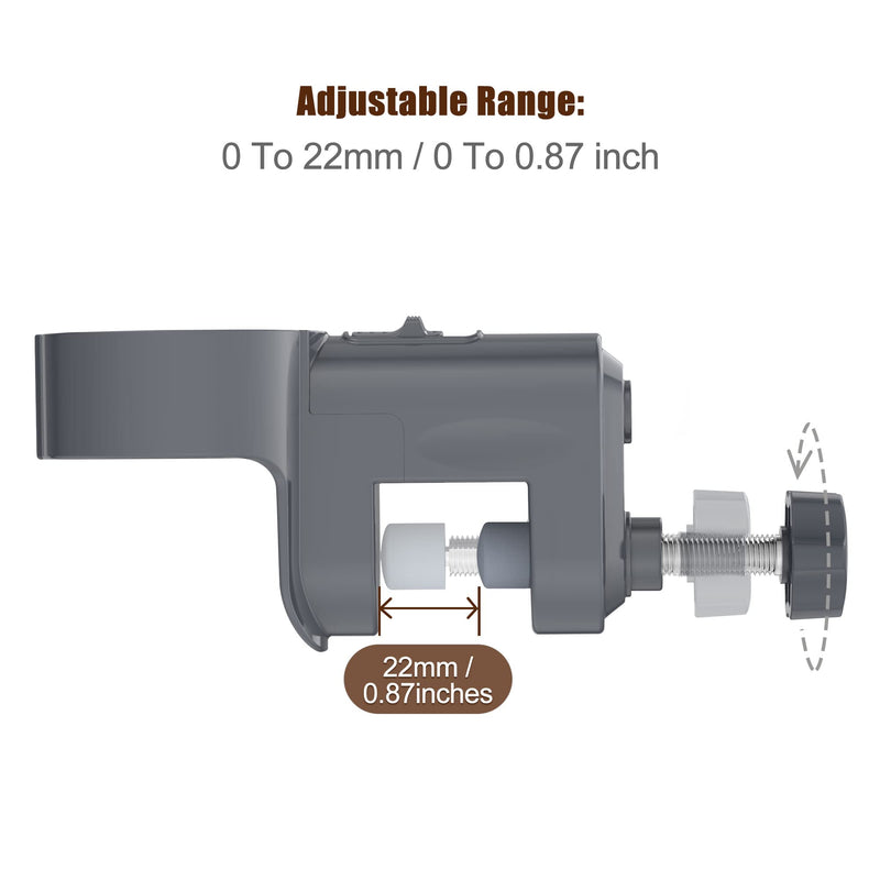 Sous Vide Bracket Clamp Replacement: KitchenBoss Sous Vide Cooker Fixing Bracket, Compatible with Anova AN500-US00 Precision Cooker, 2.0, 3.0, Pro, Fits Sous Vide in The 2.20-2.46 Inch Diameter Range