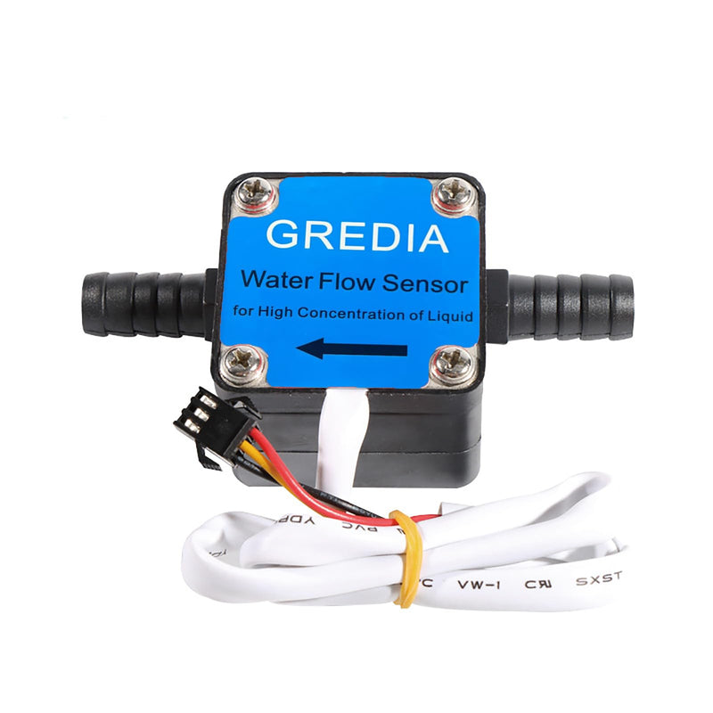 3/8" Oil Flow Sensor High Density Liquid Food-Grade Switch Hall Effect Flowmeter Fluid Meter Gear Counter Connect Hosepipe 5-600L/H for Fuel Gasoline Diesel Milk Detergent Water G3/8" Oil Flow Sensor