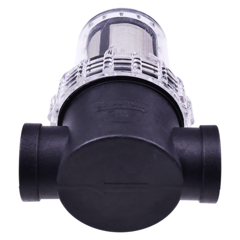 3/4" Female NPT in-Line Strainer with 100 Mesh Stainless Steel Filter Screen Universal Fits RV Water Tank Pressure Washer Garden Outdoor Hose