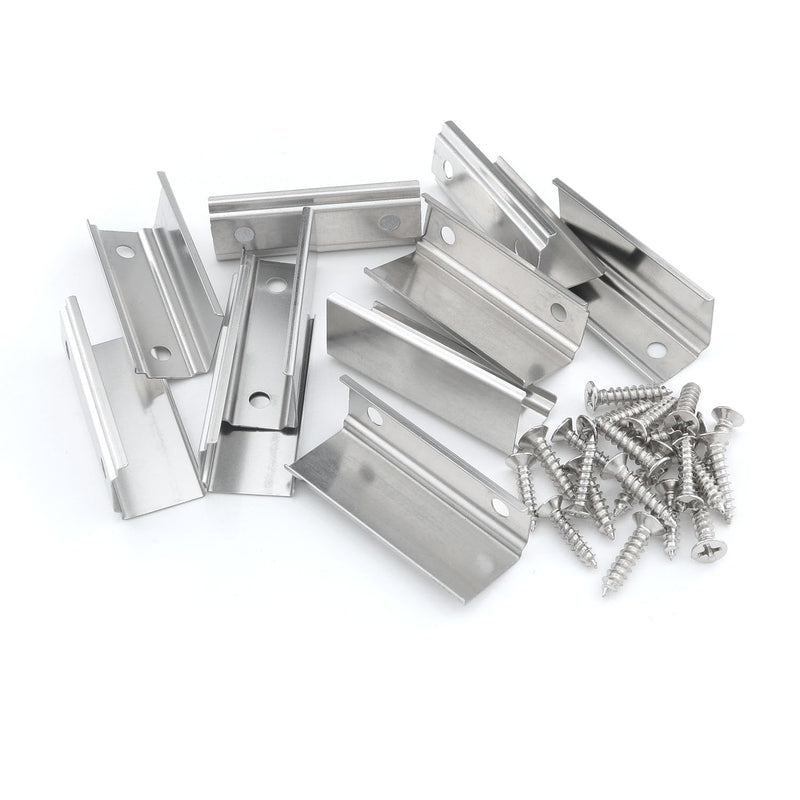 10PCS V-shape LED Channel Extension Connectors with Screws