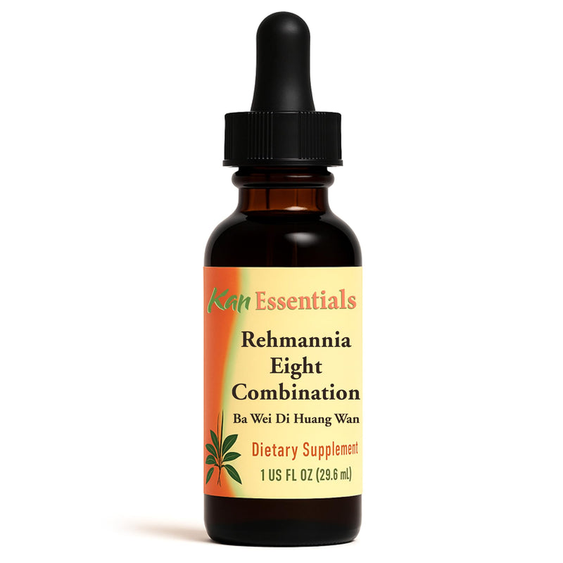 Kan Herb Company Rehmannia Eight Combination – Traditional Chinese Herbal Blend for Dogs and Cats to Support Kidney Health, Vitality, and Hormonal Balance, Liquid Herbal Supplement for Pets, 1 fl oz 1 Fl Oz (Pack of 1)