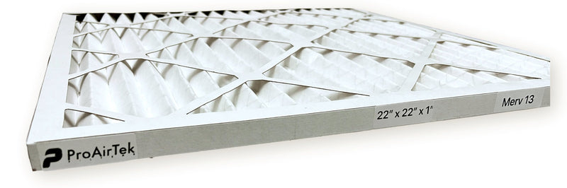 Proairtek AF22221M13SWH Model Standard 22x22x1 Pack of 2 Air Filters, MERV 13; Ideal for Anyone Wanting Crisp Air in Their Home