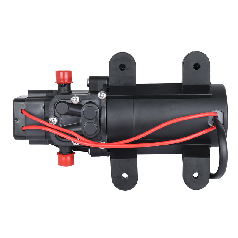 NovelBee 12V 1.1 GPM Water Pressure Diaphragm Pump,35 PSI Self Priming Pump Water Pump for Caravan Boat Marine Agricultural