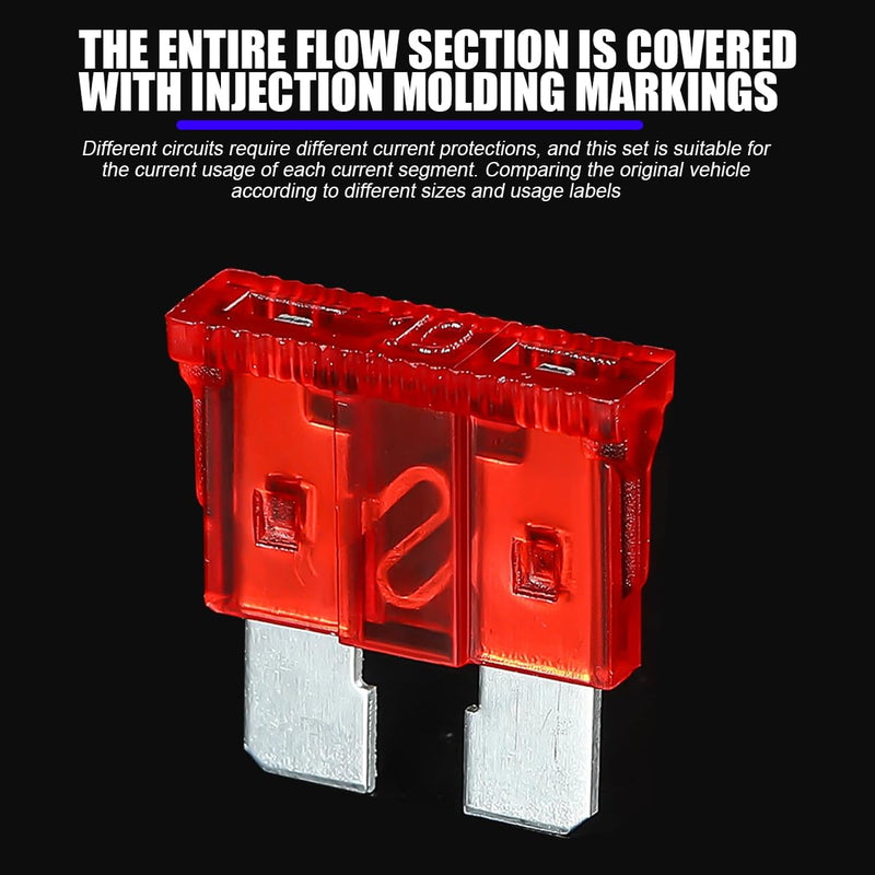 Mandark 306PCS Car Fuses Assortment Kit, Mixed Vehicle Blade Fuses - Standard & Mini & Low Profile Mini Fuse (2A 5A 7.5A 10A 15A 20A 25A 30A 35A), Replacement Fuses for RV, Truck, Auto