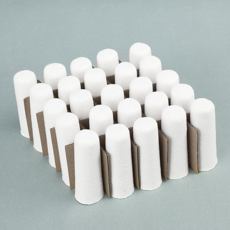 stonylab Cellulose Extraction Thimble, 28 mm O.D. Extraction Thimble with 80 mm Length and 2.5 mm Thick for Soxhlet Extraction Apparatus (Pack of 25) 28x80 mm