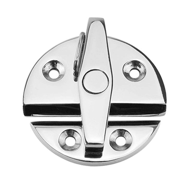 keehui Marine Grade 316 Stainless Steel Boat Door Catch Latch Door Latch Round 57mm(2-1/4") Twist Lock Suit for Boat Door& Cabinet 2PIECES