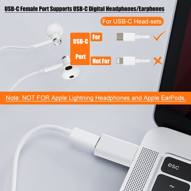 USB to USB C Adapter,USB-C Female to USB Male Adapter Compatible with Apple MagSafe Watch 10/9/8/7/SE/Ultra,Car,iPhone 16 15 14 13 12 Mini Pro Max,iPad,Galaxy,Pixel 7 6 5,CarPlay,Wall Plug 2 Pack White