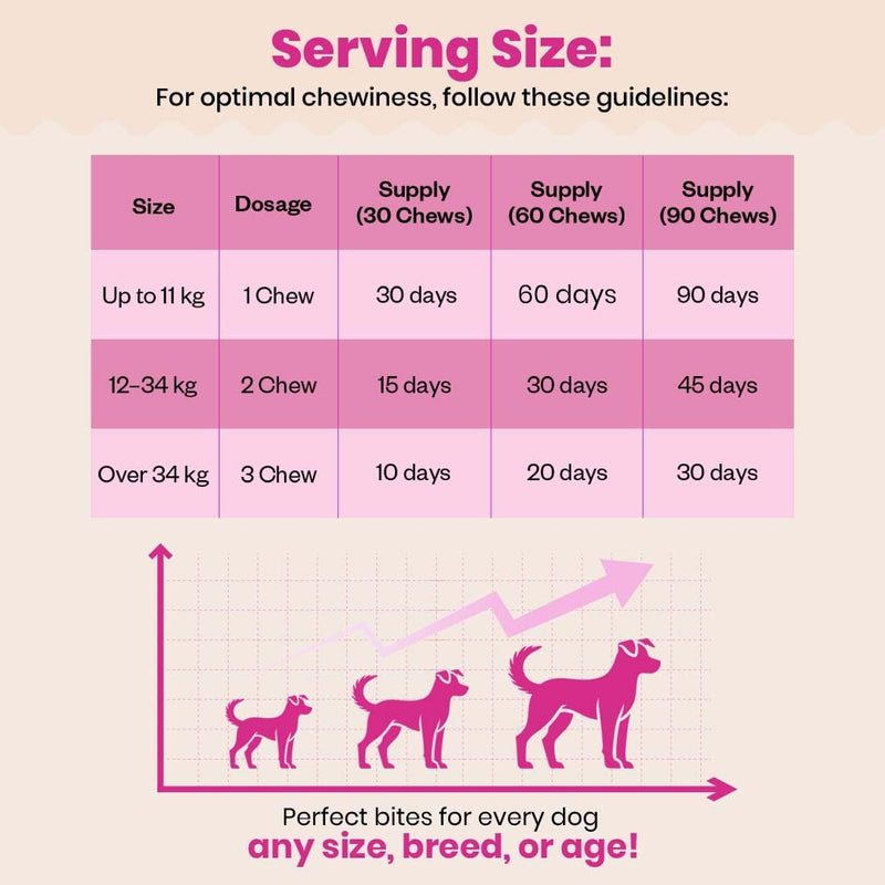 Probiotic Soft Chews Supplement for Dogs | Six Probiotic Strains for Gut Health & Digestion | Chicken Flavor | Supports Immune Function | 60 Soft Chews