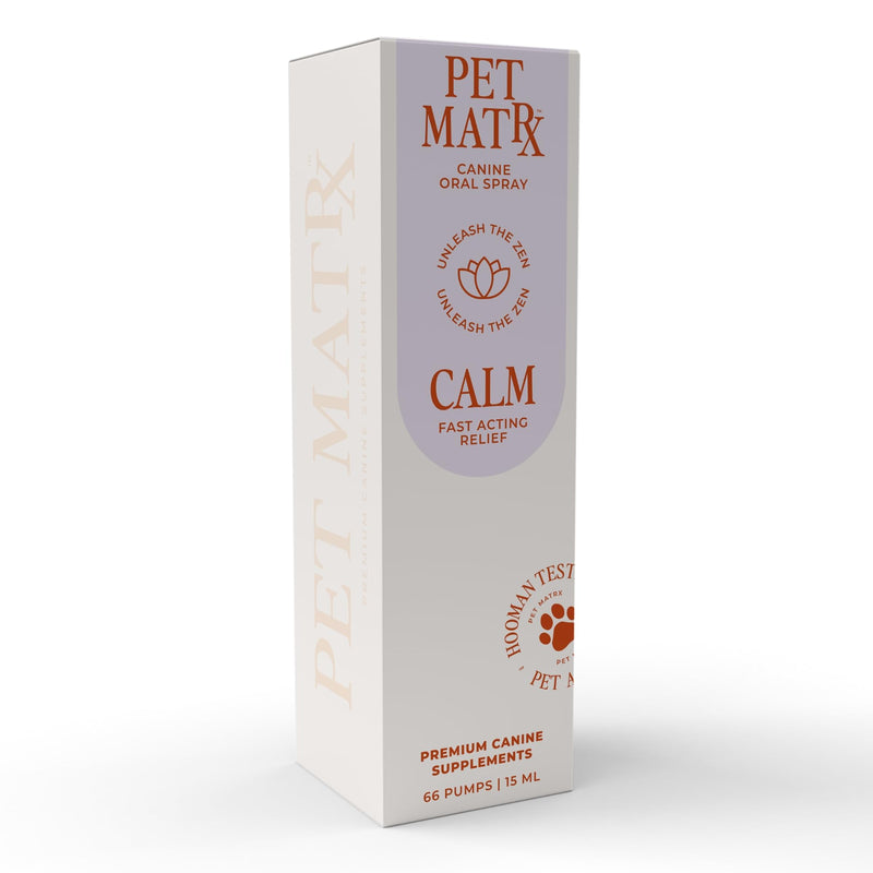 Calm Spray Supplement for Dogs - Nervous System Support, Anxiety Relief, Behavior Training - Vitamin B1, NAC, GABA, Curcumin