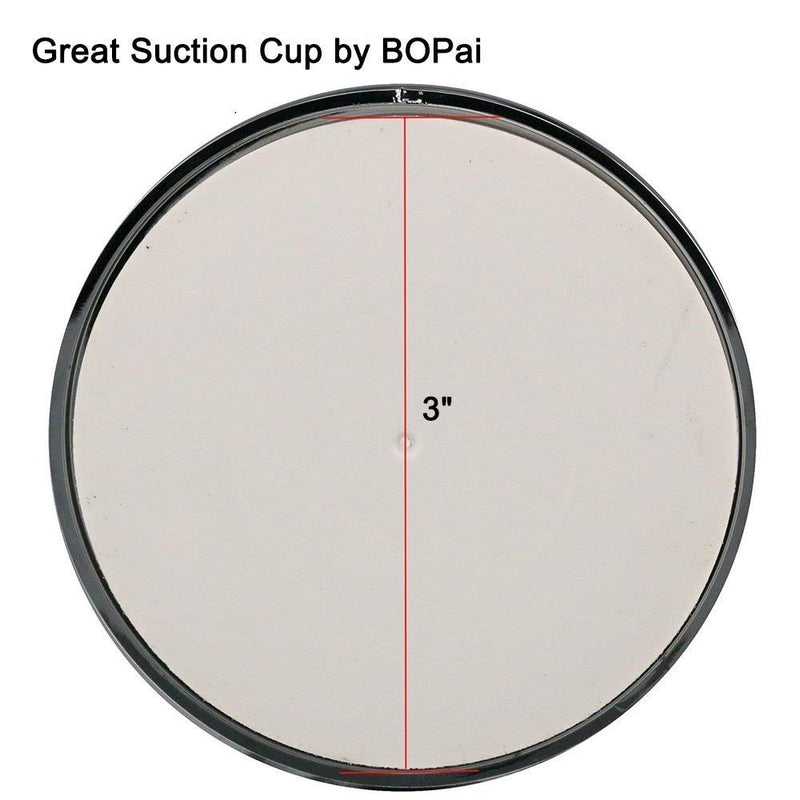 BOPai Suction Shower Head Holder, Relocatable Handheld Showerhead Holder, Chrome, Suitable for Installation On Smooth Surfaces Holder-Chrome