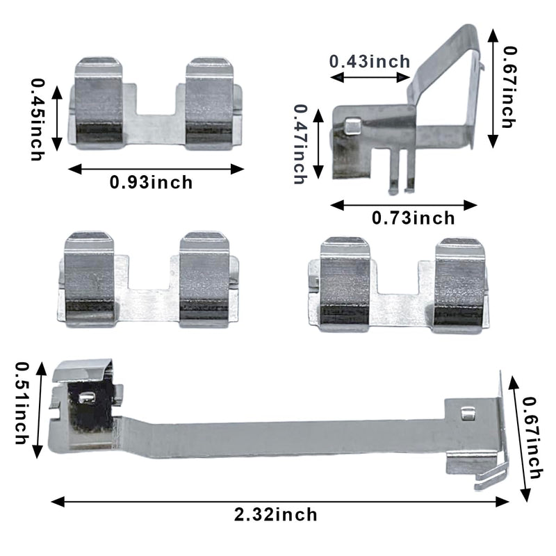 Battery Compartment Contact Piece for FLUKE Multimeter | Compatible with 1503 1507 1508 1577 1587 1587CFC, Battery Spring Plate, Replacement Accessories Parts