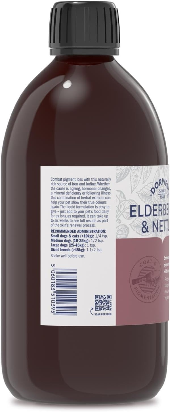 Dorwest Herbs Elderberry and Nettle Extract for Dogs and Cats 500 ml - NewNest Australia