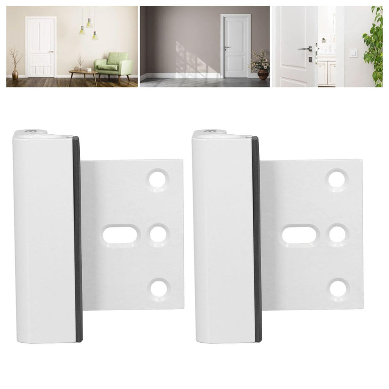 2pcs Home Security Door Lock, Withstand 800 lbs Aluminium Alloy Door Reinforcement Lock, Hotel Door Buckle for Apartment Dormitory