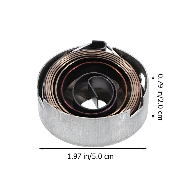 Drill Press Return Spring Quill Spring Feed Return Coil Assembly 1.96 X 1.96 X 0.78 in Replacement Part with Sleeve for Benchtop Drill Press