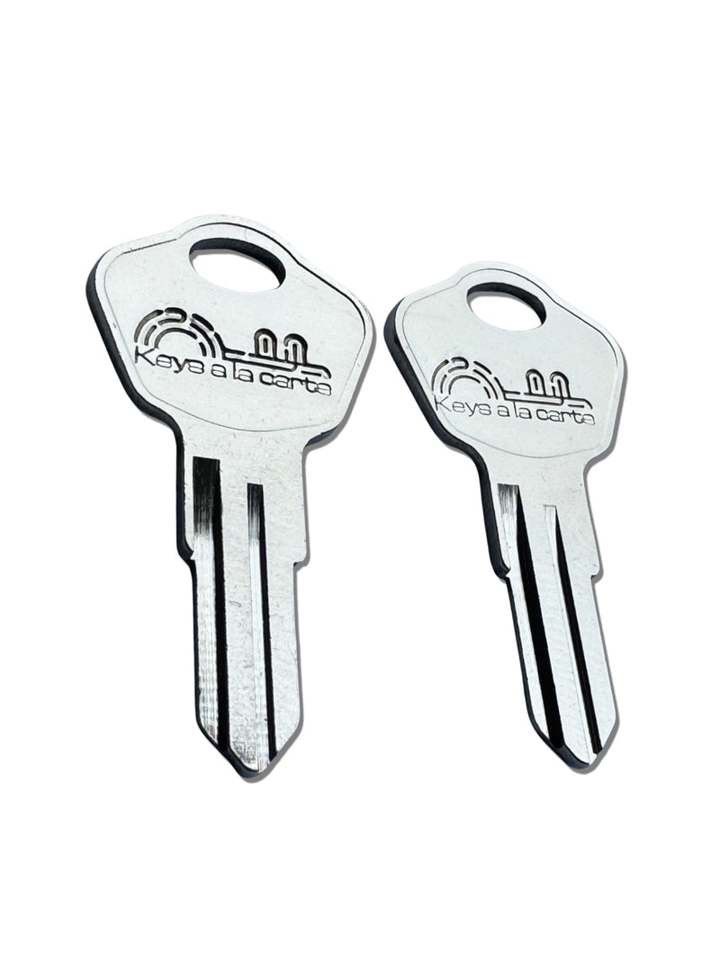 Pair of Replacement Keys for Sentry Safe Lock Boxes, Fire Chests, Fire Files, & Fire/Water Files – Cut to Code 3C2