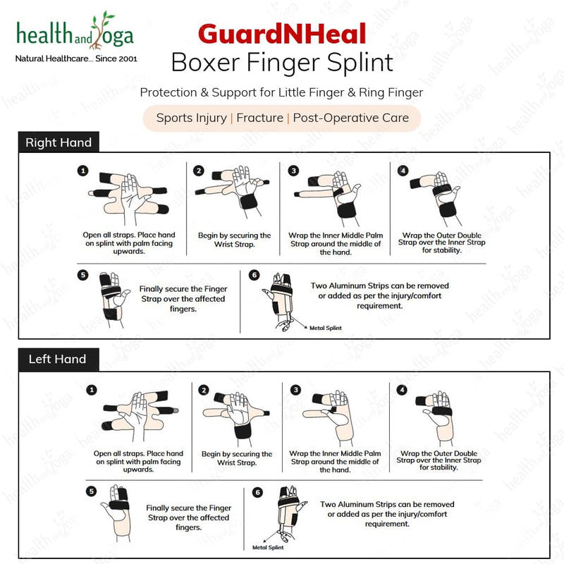 Scurnhau Pinky Finger Splint, Adjustable 4th or 5th Metacarpal Splint Hand Brace for Boxer’s Fracture, Broken Fingers, Arthritis, Tendonitis, Pain Relief, Fits Left Right Hand, L/XL 1 - NewNest Australia