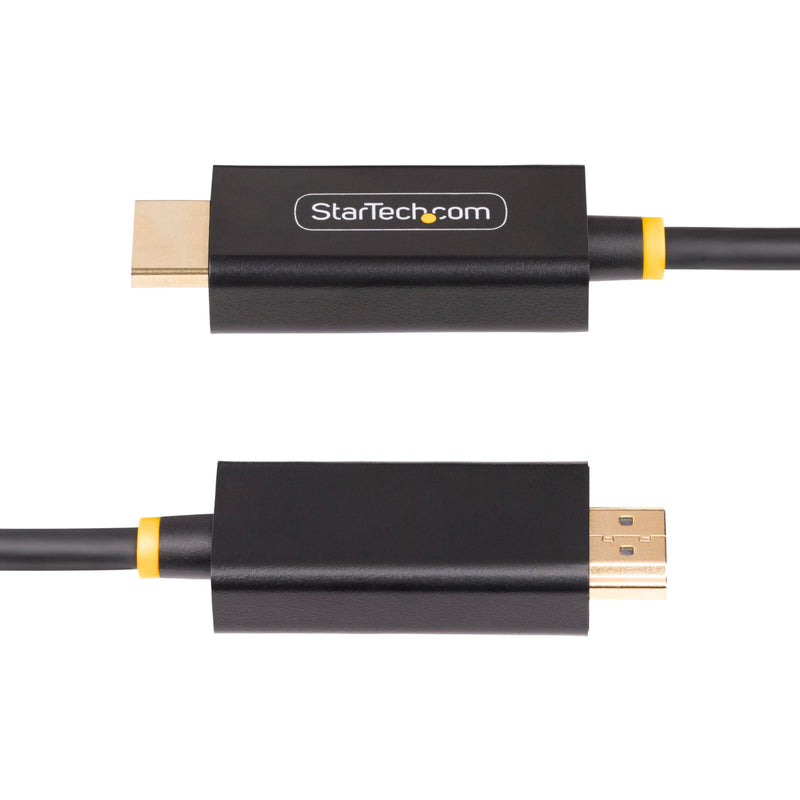StarTech 6.6ft Active DP to HDMI 2.0b Cable, 4K 60Hz, HDR | 2m, Active Video Converter, 4:4:4 RGB, 7.1ch Audio, HDCP 1.4/2.3, Backward Compatible 4K 30Hz, DisplayPort to HDMI 2.0b