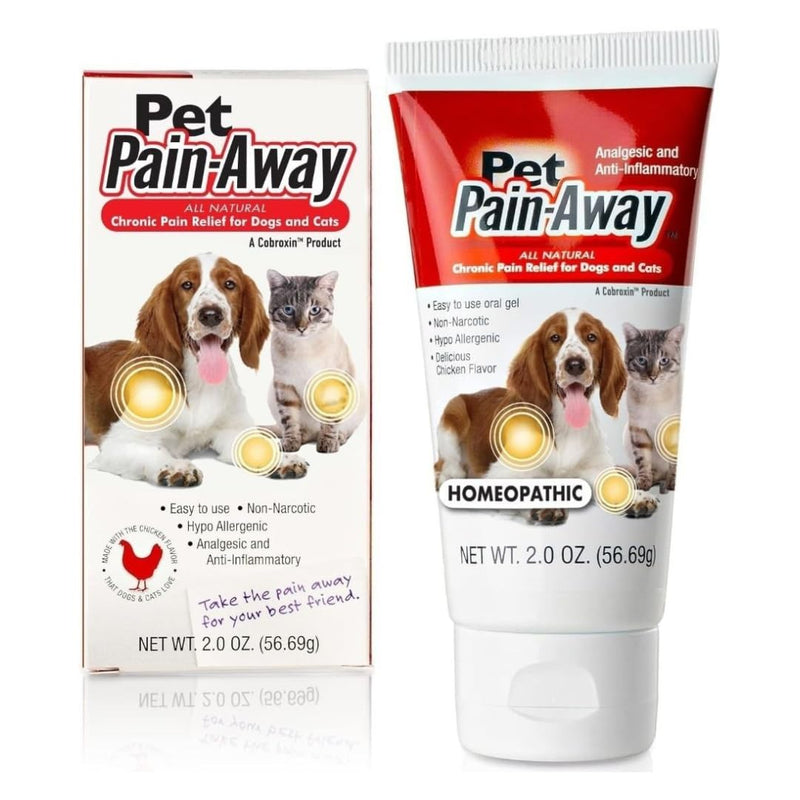 Pet Pain Away All Natural Dog Arthritis Pain Relief Gel, Cat Pain Relief, Dog Pain Relief Anti Inflammatory, Dog Joint Pain Relief, Homeopathic Pain Reliever for Large and Small Dogs and Cats (2-Pack) 2