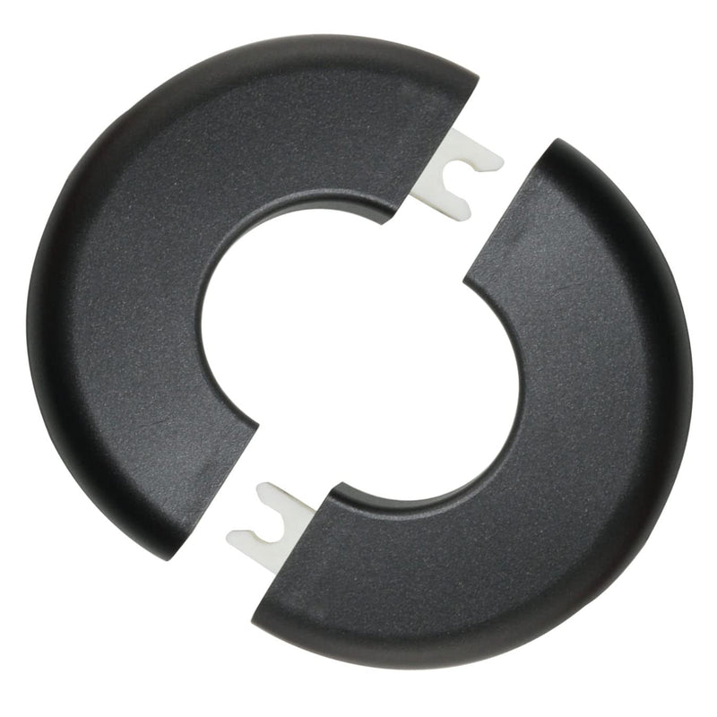 2pcs Pipe Hole Air Conditioning Hole Decorative Cover 33x80mm Snap On Black Round Cover Round Escutcheon Plate