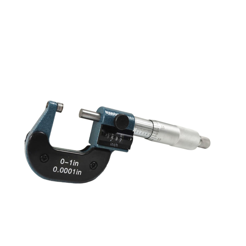 HFS(R) 1" Mechanical Digital Outside Micrometer Digit Counter Carbide Tips 0.0001"