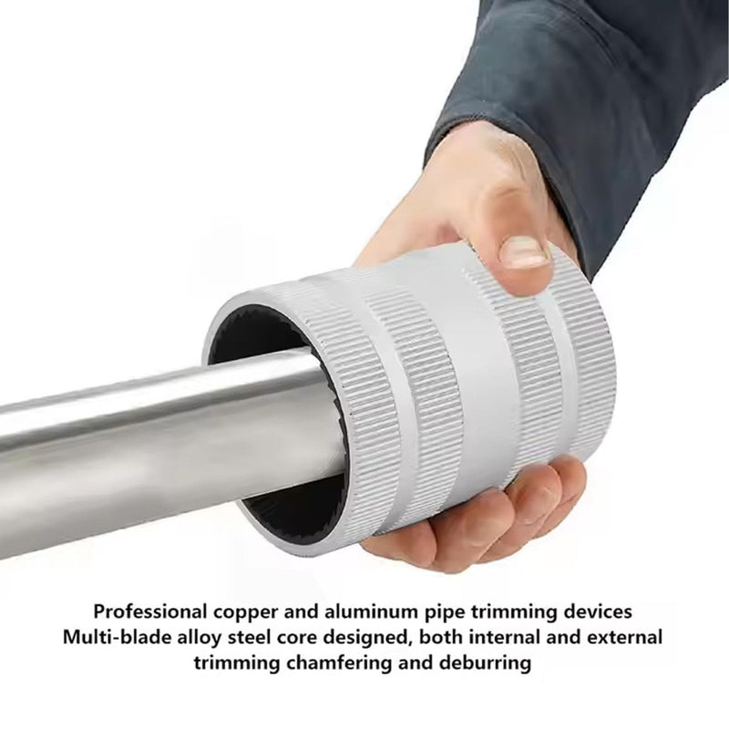 Tube Deburring Tool, Pipe Reamer 1 4in to 1 3 8in (6 to 36mm), Inner Outer Chamfer Tool for Copper Aluminum Tubes