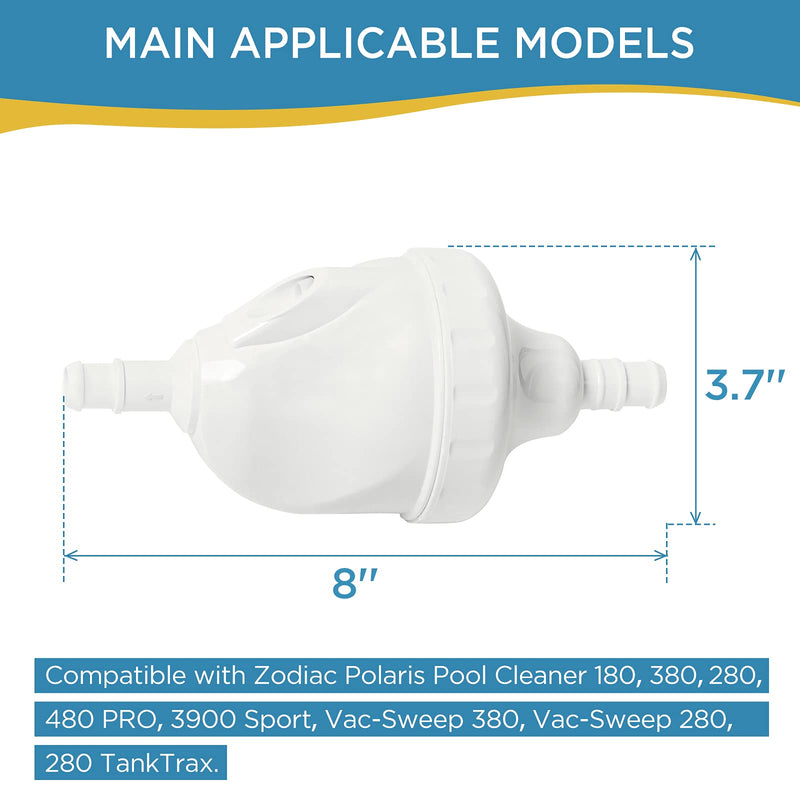 MAKHOON Upgraded G52 Backup Valve Replacement for Polaris Pool Cleaner Parts, Compatible with Polaris 180,280,380,480,3900 Pool Cleaner, The Valve Body has Been Reinforced，Longer Life Than Zodiac G52 G52-1