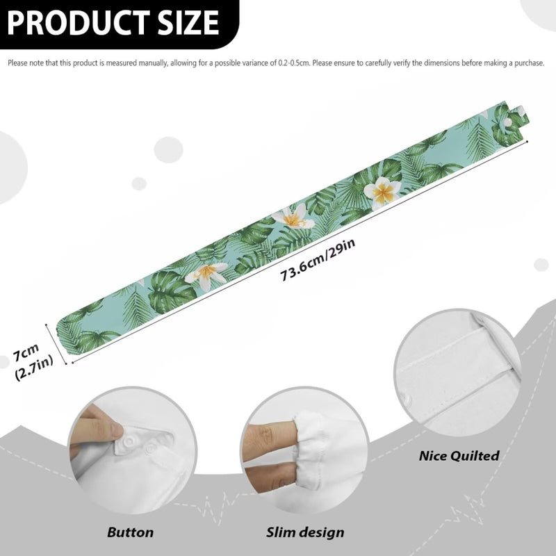 Floral Tropic Palm Leaves Stethoscope Cover Sleeve for Nurse Doctor Stethoscope Accessories 1 Piece Dog Paws Print Stethoscope Sleeve Universal Green Floral Tropic Palm Leaves 1 Pack