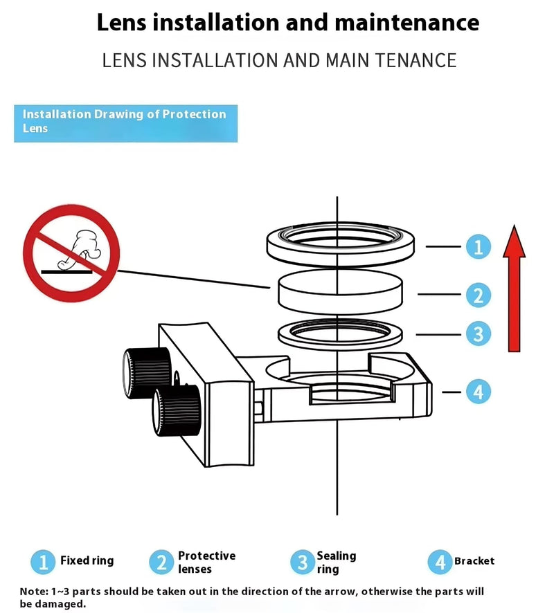 Fiber Protective Lens D18*2 0-3kw for 1064nm Fiber Engraver Laser Machine Spare Parts Laser Lens for SUP 23T welding gun (10 PCS) 10
