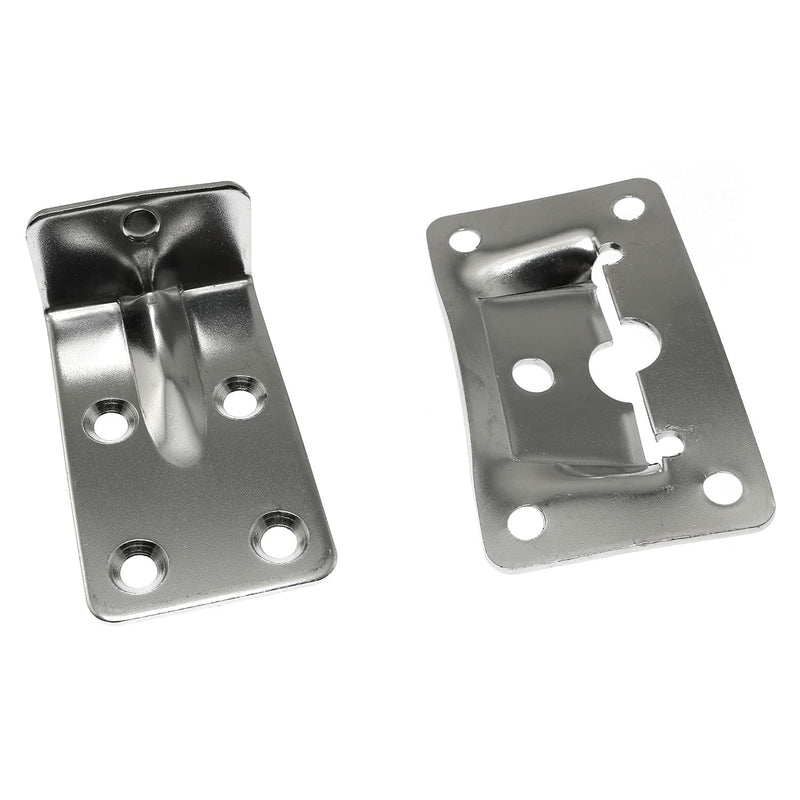 RLECS Table Bracket 2 Sets Stainless Steel Removable Table Support Rod