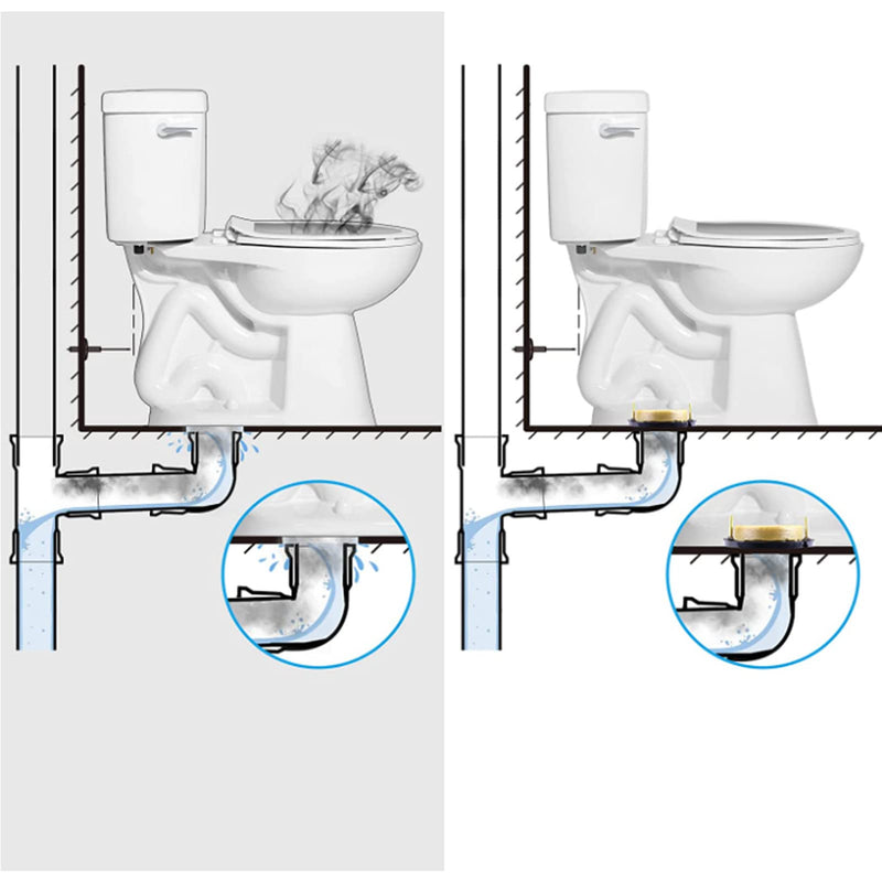 Toilet Wax Ring, Wax Ring for Toilet Base Seal Ring Replacement Kit with Closet Bolts Toilet Flange Repair Kit Thick Flange and Retainer Washers for Toilet Gas Odor Drain Pipe Watertight Sealing