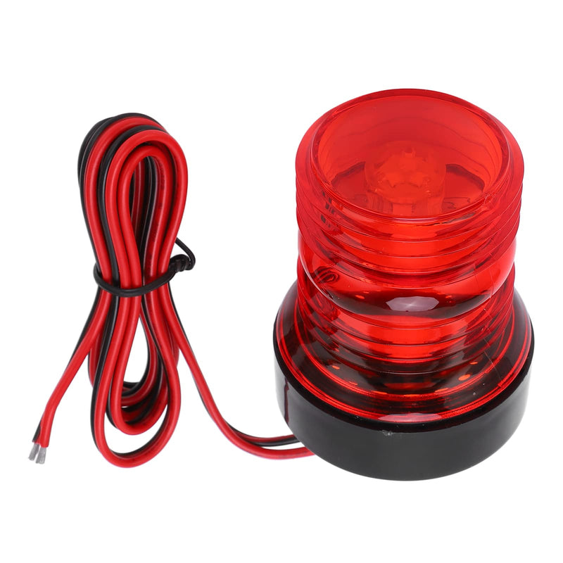 RiToEasysports Led Boat Navigation Light, Red Light 360 Degree All Round Anchor Light Marine Stern Light For Sailing Dc 12V‑24V Boating