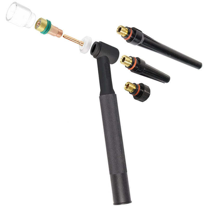 36pcs TIG Welding Torch Accessories Stubby Gas Lens 4#~12# Glass Cup Kit For WP-17/18/26 36PCS