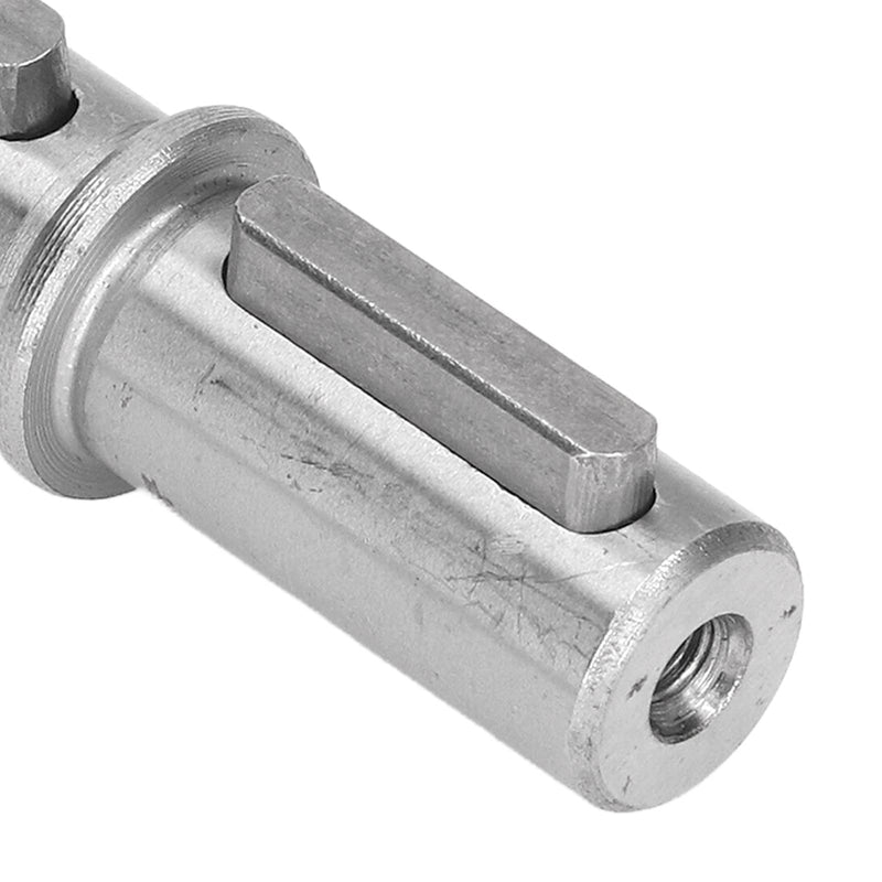 Alloy Steel Output Single Shaft, 18mm Diameter, 128mm Length with Smooth, Low Noise for Worm Reducer NMRV040 RV040 Nema34 Stepper Motor