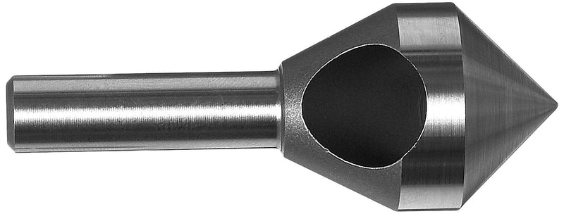 KEO Cutters KEO 53525 Cobalt Steel Single-End Countersink, Uncoated (Bright) Finish, 90 Degree Point Angle, Round Shank, 3/8" Shank Diameter, 1" Body Diameter