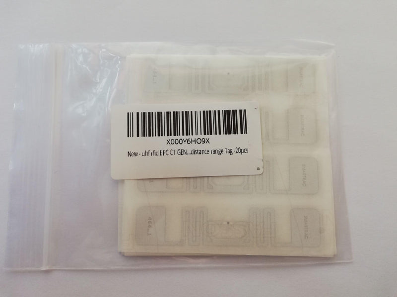 EPC C1 GEN2 ISO18000-6C Monza R6 73X17mm Long Distance Range RFID UHF Tag Inlay -20pcs - NewNest Australia