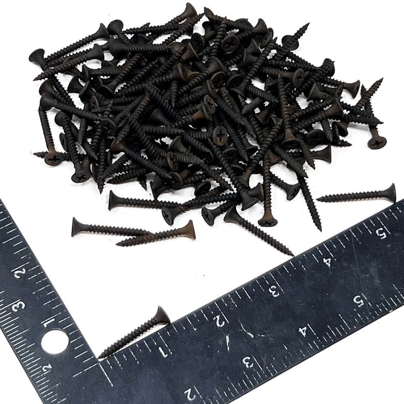 Huttig-Grip 278 pcs Drywall Screw #6 x 1-1/4 inches, Fine Thread, Phillips Drive, Phosphate Coated Finish, HGS114FDW1-1 lb Pack 1.25" x 6 Fine