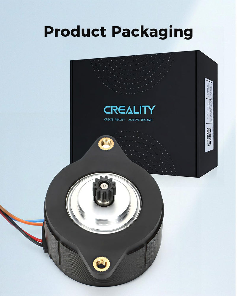 Creality Official K2 SE Extruder Stepper Motor, 36-20_E Axis Motor, High-Torquer with 12-Tooth Gear Silent Operation, Original Replacement Part for K2 SE 3D Printer