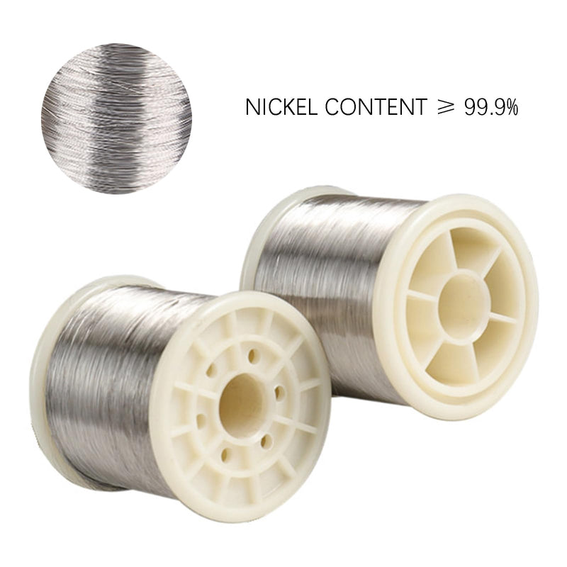 Pure Nickel Wire Diameter 0.05mm Length 5m/16.4ft, 99.9% Purity Nickel Wire for Manufacturing and Scientific Experiments