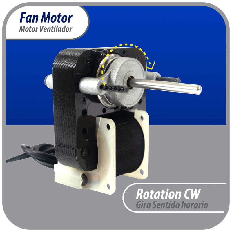 Fan Motor"672" Kit 220v 1/130hp 50/60hz Appli Parts Apfm-672 Ref. Nuv-672