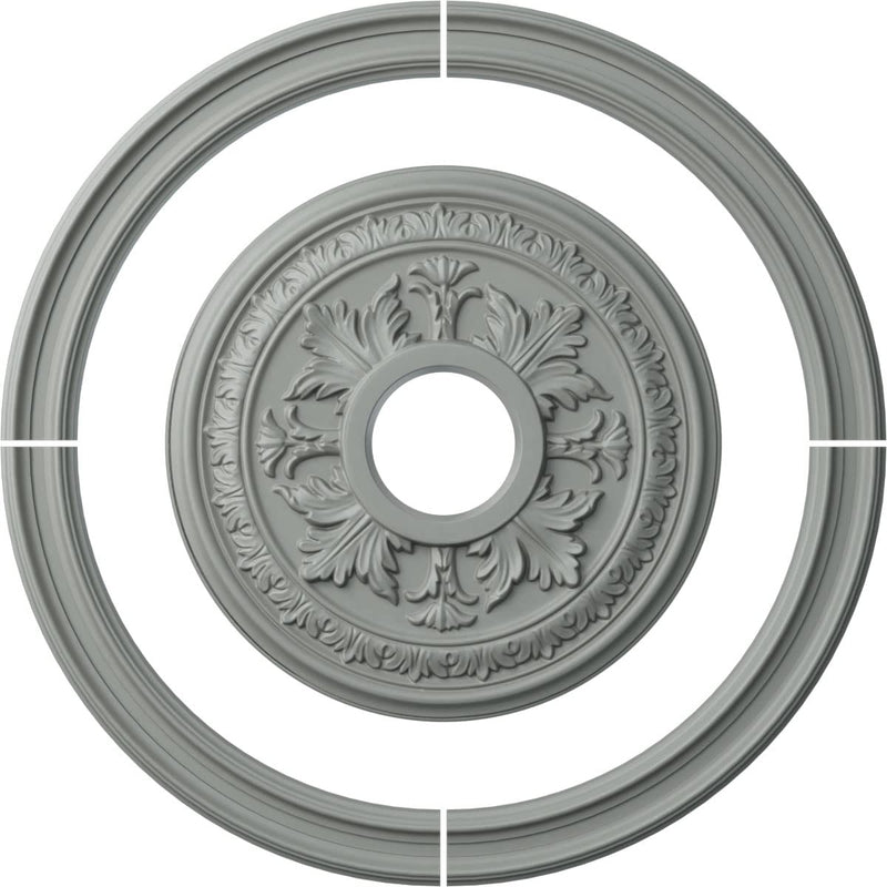 24"OD Ceiling Ring with 15 3/8"OD Ceiling Medallion Baltimore Light Accent Kit