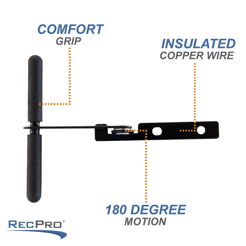 RecPro RV Refrigerator Door Latch | 1-3/16" Hole Spacing | Keeps Fridge Shut While Traveling | RV Replacement Parts - NewNest Australia