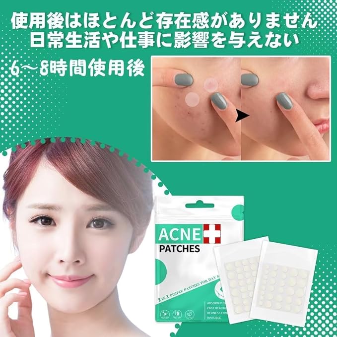 Spot Patch, Thin, 264/528 Sheets, Sensitive Skin, Rough Skin Care, Pimple Patch, Large Capacity, Cica Pack, Day and Night Use (264) - NewNest Australia