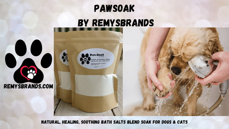 PawSoak by RemysBrands Epsom Salts & Colloidal Oatmeal Bath Blend for Dogs and Cats - PawsPlanet Australia