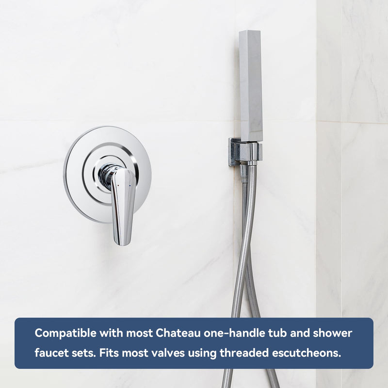 Chateau Collection Escutcheon Replacement for Moen 16090, for One-Handle Tub and Shower Faucets, Chrome
