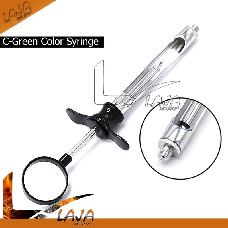 Dental Syringe 1.8Ml Set Of 7 Stainless Steel Dental Instrument (Mix Color ) for Educational Use