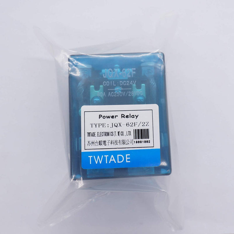 TWTADE/JQX-62F-2Z Coil Voltage DC 12V 80A DPDT Electronmagnetic Relay,High Power Relay DC 12V