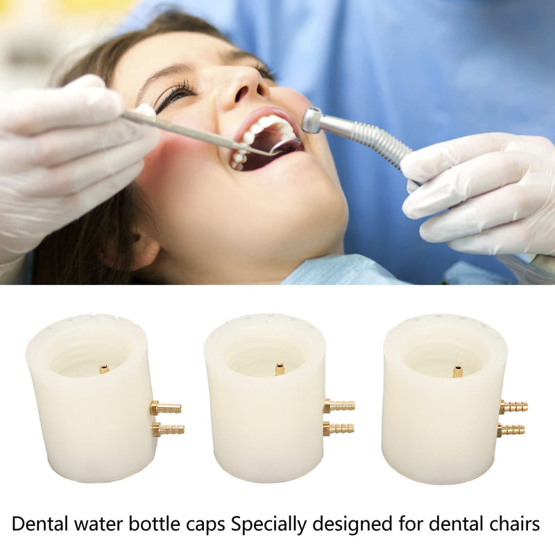 Dental Water Bottle Cover Lid, 3pcs Dental Water Bottle Cover , Professional Thicken Universal Dental Chair Turbine Bottle Lid for 600ML 1000ML