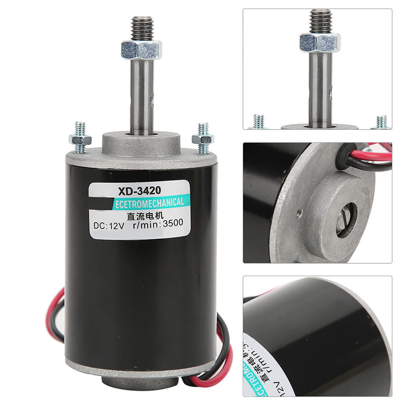 12/24V 30W CW/CCW High Speed Permanent Micro DC Magnet Motor Low Noise Permanent Magnet DC Motor for DIY Generator(24V 7000rpm) 24V 7000rpm