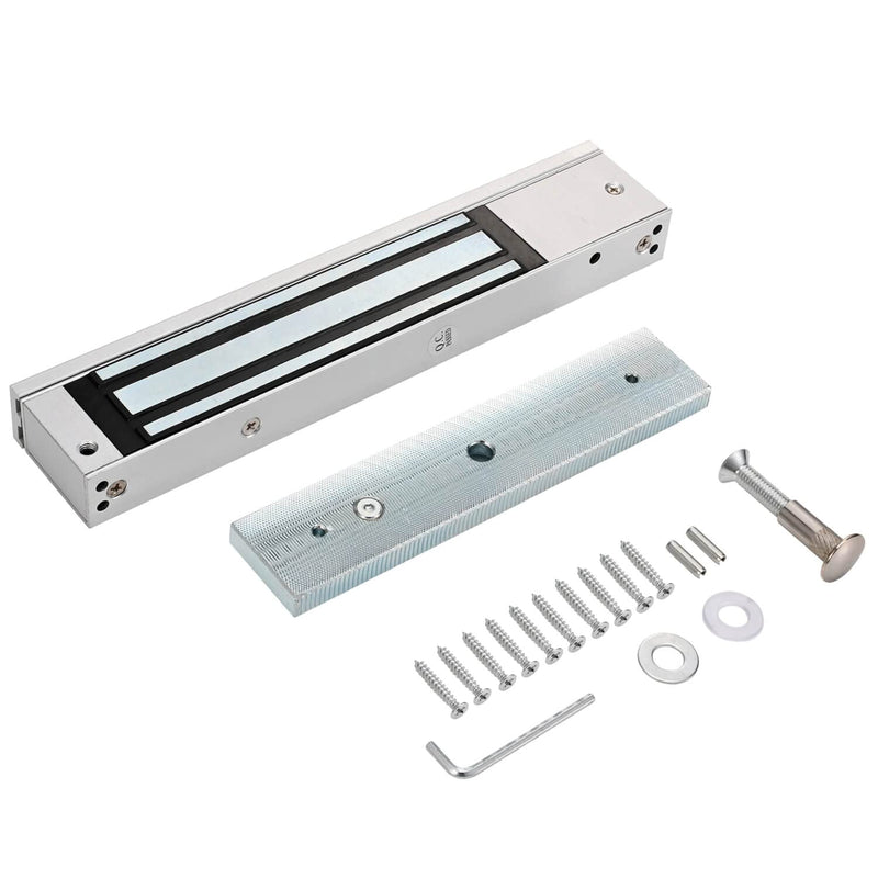 Electromagnetic Lock 280KG 600LBS Holding Force Electric Magnetic Door Lock 12V Fail Safe NC Mode for Access Control System 600LBS Lock